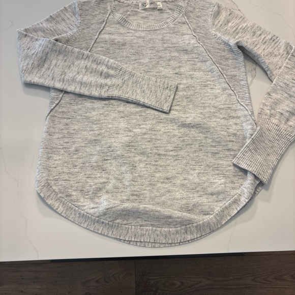 Cozy Soft RD Style Gray Crew Neck Long Sleeve Sweater - Picture 7 of 8